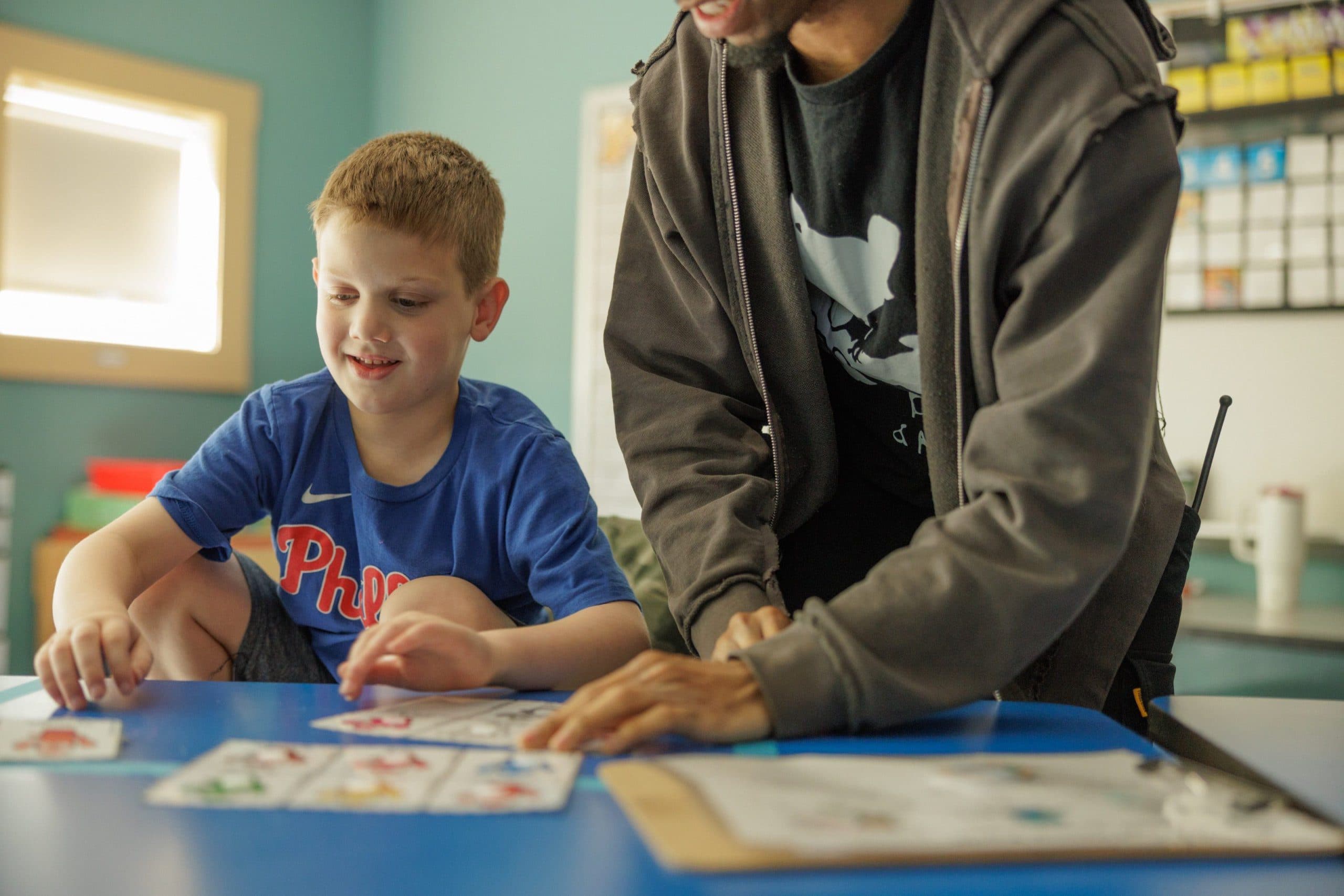Student during a classroom activity