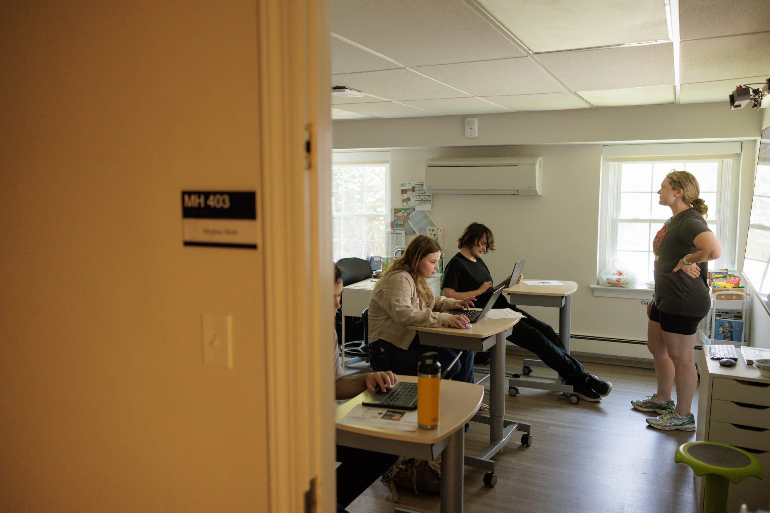 Students in classroom