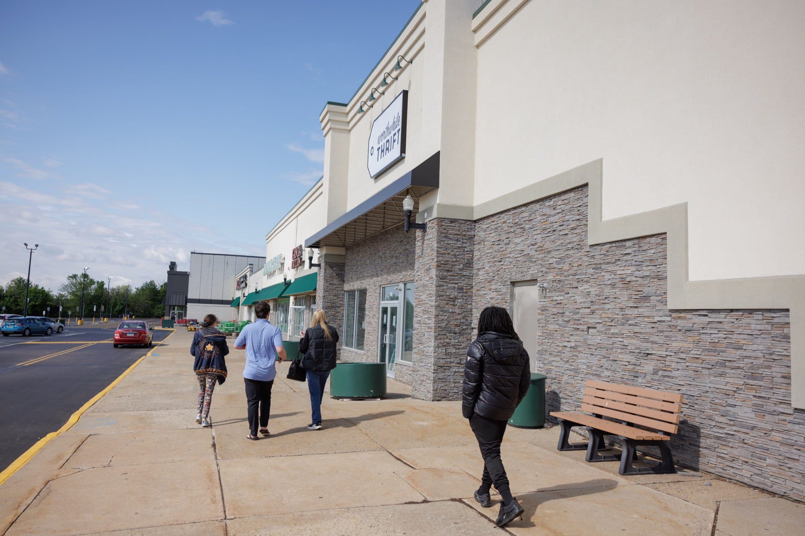 Exterior of a shopping center used for a community placement